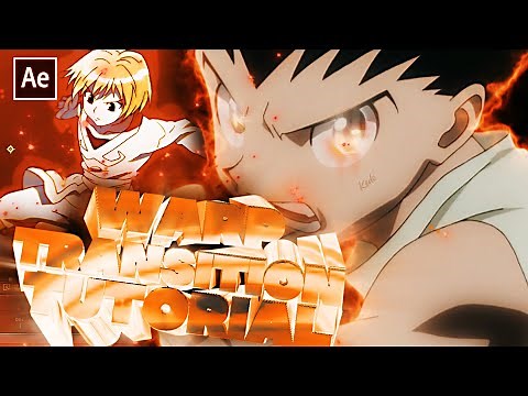 HOW TO DO A WARP/PINCH TRANSITION - AFTER EFFECTS AMV TUTORIAL (COMES WITH PROJECT FILE)