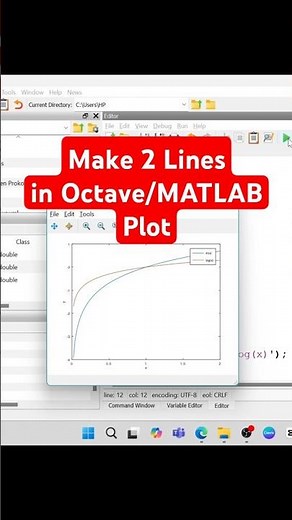 Make 2 Plots in GNU Octave / MATLAB