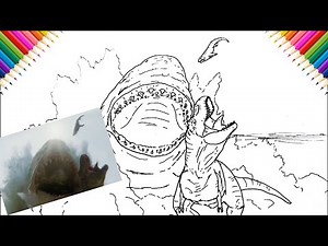 How to Draw Meg vs T-Rex from (Meg 2: The Trench)