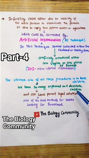 Infertility Class 12 Part-4 #infertility#class12#neet2026#ReproductiveHealth#yt#trending#neet#viral