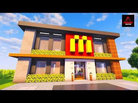 How to build a mcdonalds in minecraft