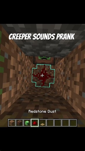 Creeper sounds prank #minecraft