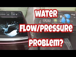 वाशिंग मशीन में पानी नहीं आ रहा है?|Water flow/low pressure problem in washing machine solved|OYH