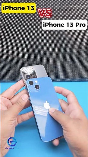 iPhone 13 VS 13 pro #shorts #iphone #apple