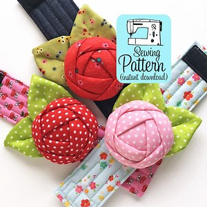 Rose Pincushion Cuff Sewing Pattern: Wearable Bracelet (PDF Pattern) - Etsy