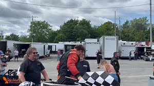 2.6K views · 64 reactions | Welcome to Oswego Speedway victory lane, Drew Pascuzzi!  #SteelPalace | Oswego Speedway | Facebook