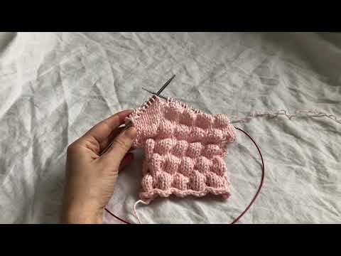Sticka bubblor/Bubble Stitch