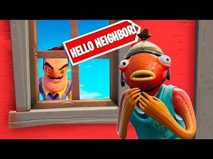 Playing HELLO NEIGHBOR In FORTNITE..! (Fortnite Creative Mode)