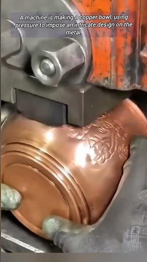 Intricate Copper Bowl Making.
