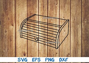 Breadbox, Bread Box, Outline, Svg, Png, Eps, Dxf, Digital File - Etsy