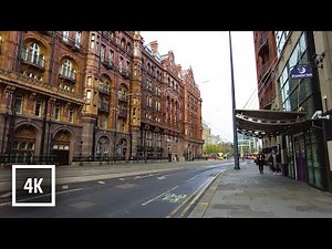 MANCHESTER CityㅣGreat Walking Tour in ManchesterㅣCity CentreㅣENGLAND UK 4K