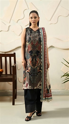 Amaya By GJ Collection | New Digital Printed Lawn 3pc |FAZ.Brand House