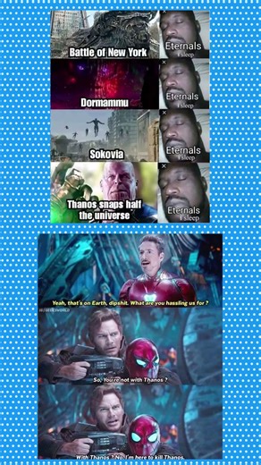 Eternals Sleeping Through EVERY Major MCU Event 😴💀 #memes