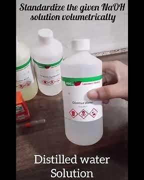 🔬 School Practical – Standardization of NaOH Solution (Volumetric Analysis)