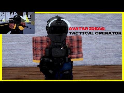 ROBLOX AVATAR IDEAS: TACTICAL OPERATOR.