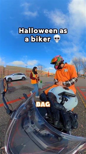 Robbie Jandik on Instagram: "How to decorate your bike for Halloween 👻 #biker #halloween #fyp #reels #ninja #kawasaki #zx6r #sportsbike #bike #motorcycle #spooky #funny #bikesofinstagram #bikelife #explorepage #reelsinsta #bikes #moto #vlog"