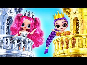 K-Pop Demon Hunters Glow Up | Golden vs Silver Princess! 12 Fashion DIYs for Dolls