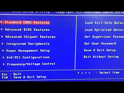 How to Set Computer BIOS in Pentium 3 or 4 Motherboard