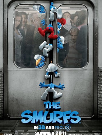 The smurf When the evil wizard Gargamel chases the tiny blue Smurfs out of their village, they tumble from their magical world into New York City. #ganosoba #Movie Clips🎬 #moviescenes🎬 #movierecommendation