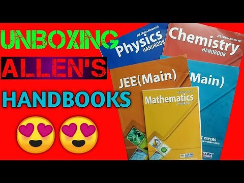 Allen Study Material | Handbooks | Unboxing And Review