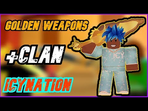 Roblox: RPG Simulator! How to AFK, Farm Golden Weapons! / IcyNation Clan Created!!
