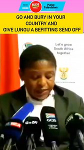 623K views · 7K reactions | South African Minister in the Presidency Khumbudzo Ntshavheni says South African cabinet is urging late Zambian President Edgar Lungu's family to use the court judgement by sitting down with the Zambian government and bury Lungu in a manner befitting a former President contrary to the so called personal wishes.  #viralreelschallenge #trending #fyp #viral #EdgarLungu | Pulse Television Zambia | Facebook
