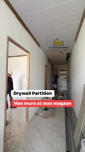 Drywall Partition mas mura at mas magaan #reelschallengereelschallenge #followerseveryone #construction #Cavite #contractor #tiles #partition | Ser Rey