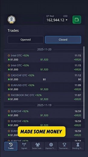 Pocket Option / made some money