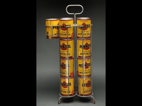 Vintage Petroliana: Pennzoil Can Rack, @Auction Jan. 4th, 2026, At 7PM.