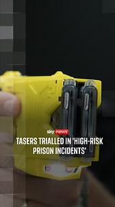 38K views · 306 reactions | Tasers can be used in prisons for the first time, to tackle "unacceptably high" levels of violence, as part of a new trial launched on Monday. | Sky News | Facebook