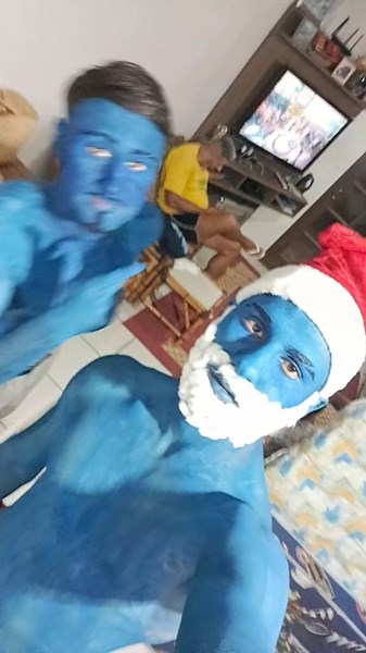 Cade as smurfettes 🤣🤣 #smurf #halloween #festa #fantasia