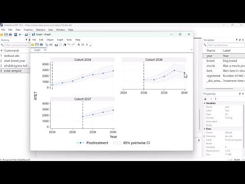 Treatment effects in Stata: Heterogeneous difference in differences