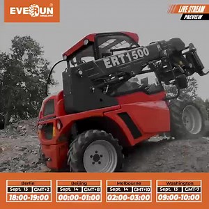 🎬Dear friends, Everun Machinery Live Show is coming again! We will give you a test drive on the EVERUN hot sale models. Please keep looking forward to it！ 👉Time: 09/14 00:00 - 01:00 (GMT 8) 👉Watch Link 1: https://lnkd.in/gyEBYYKD 👉Watch Link 2: https://lnkd.in/grWnff-Z (Different shops but same Live) ❤️We look forward to meeting you in the live show! See you. #everun #liveshow #livestream #live | Everun Machinery