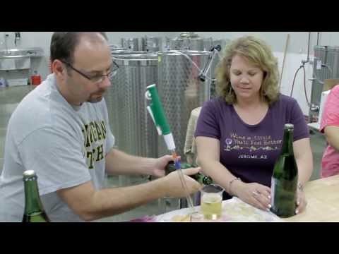 Champagne Disgorging - The Winery at Kirkwood