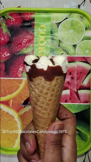 Choco Vanilla cornetto Ice Cream | Kwality Wall's Choco Vanilla Ice Cream #icecream