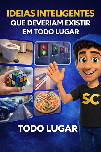 Pequenas ideias podem fazer uma grande diferença no dia a dia. Invenções simples, criativas e funcionais que tornam os lugares mais inteligentes, acessíveis e práticos para todos. #IdeiasGeniais #Inovação #Criatividade #Tecnologia #VidaMaisFácil
