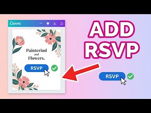 How to Add RSVP in Canva
