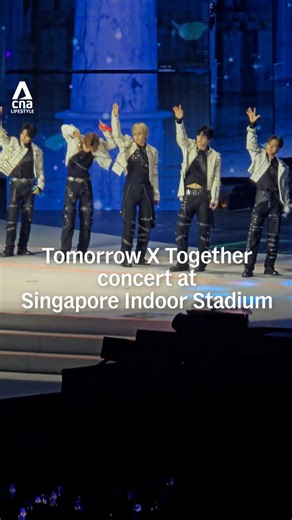 63K views · 406 reactions | K-pop group Tomorrow X Together, also known as TXT, staged the first of their two Singapore shows on Saturday (Jan 17) at the Singapore Indoor Stadium as part of the quintet’s Act: Tomorrow tour. Yeonjun, Soobin, Beomgyu, Taehyun and Hueningkai performed exciting group and solo songs including Blue Orangeade and Talk To You – and even went to the standing pit several times during the concert. Read our review: https://cna.asia/49Cub9m | CNA | Facebook