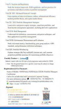 NISM-Series-XXI-B Portfolio Management Services – Managers Certification | ICAPITAL Academy