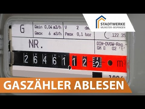 Gaszähler ablesen