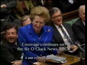 Thatcher Resigns - One o'Clock News 22.11.1990