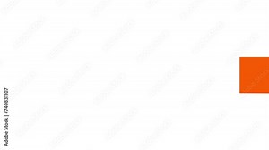 Yellow arrow move to forward or right direction. arrow animation. loop animation of a moving arrow pointing to the right, on the a white background.