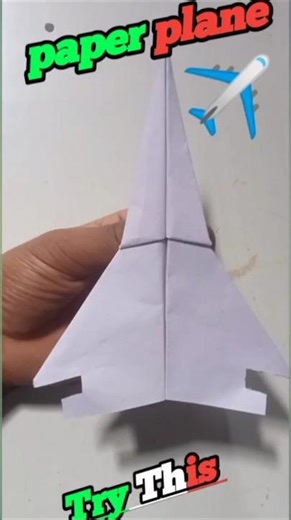 How To Make an Easiest Paper Jet Airplane | #papercraft #shorts