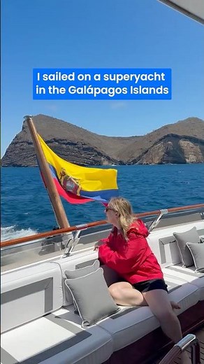 Exploring Galápagos Islands on a superyacht