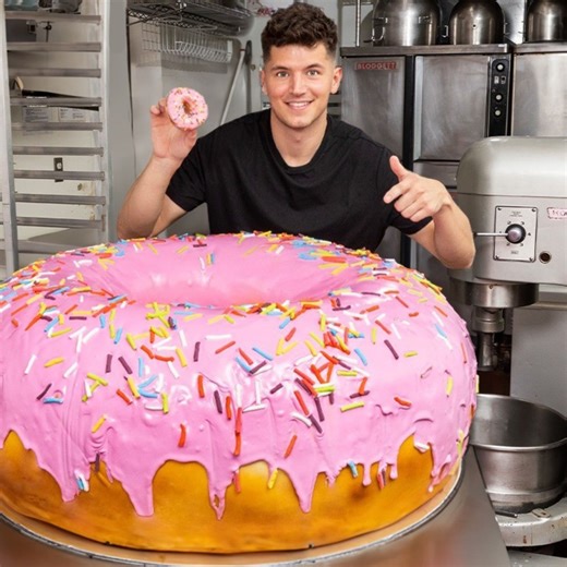 World's Largest Donut (Official World Record) | Nick DiGiovanni