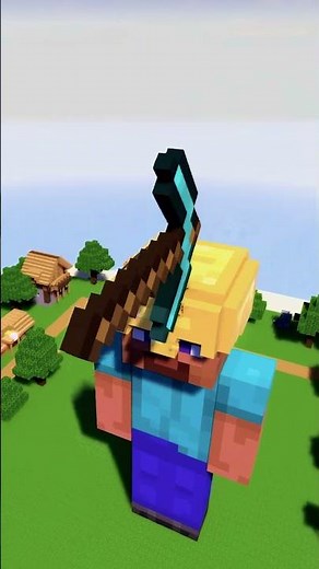 Steve vs. Pickaxe! #destruction #minecraft #satisfyingvideo #teardown #gaming