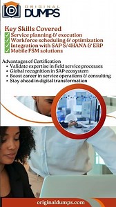 📌 C_FSM_2211 Overview – SAP Field Service Management Certification