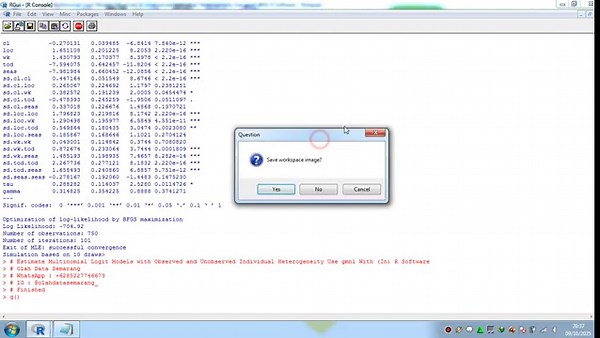 Multinomial Logit Models Observed & Unobserved Individual Heterogeneity Use gmnl With R Software