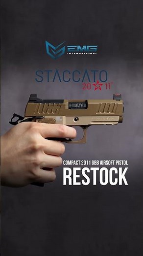 EMG Staccato CS Compact 2011 GBB Airsoft Pistol Restock!