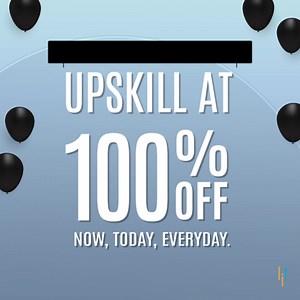 A Black Friday Offer that NEVER ENDS! 100% OFF—Learn top Tech skills on Skillup and unlock certificates that can boost your CV this Black Friday, and on all other days of every week! Because good things shouldn’t end so soon. :) Yes, we got you! 🙌 | Simplilearn